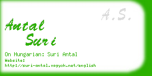 antal suri business card